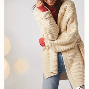 Free People Nightingale Oversized Cardigan